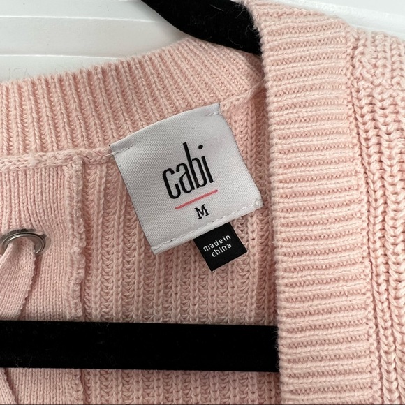 CAbi Eliza Pink Cardigan Sweater Medium NWOT - Picture 3 of 3